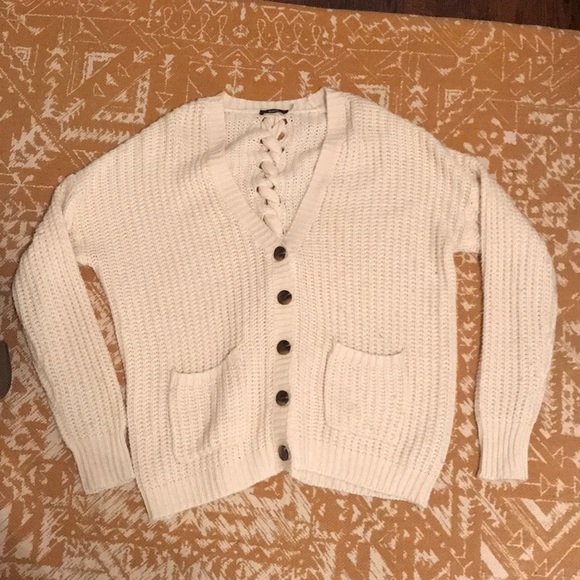 Urban Outfitters Sweaters - BDG Urban Outfitters Cream Cardigan